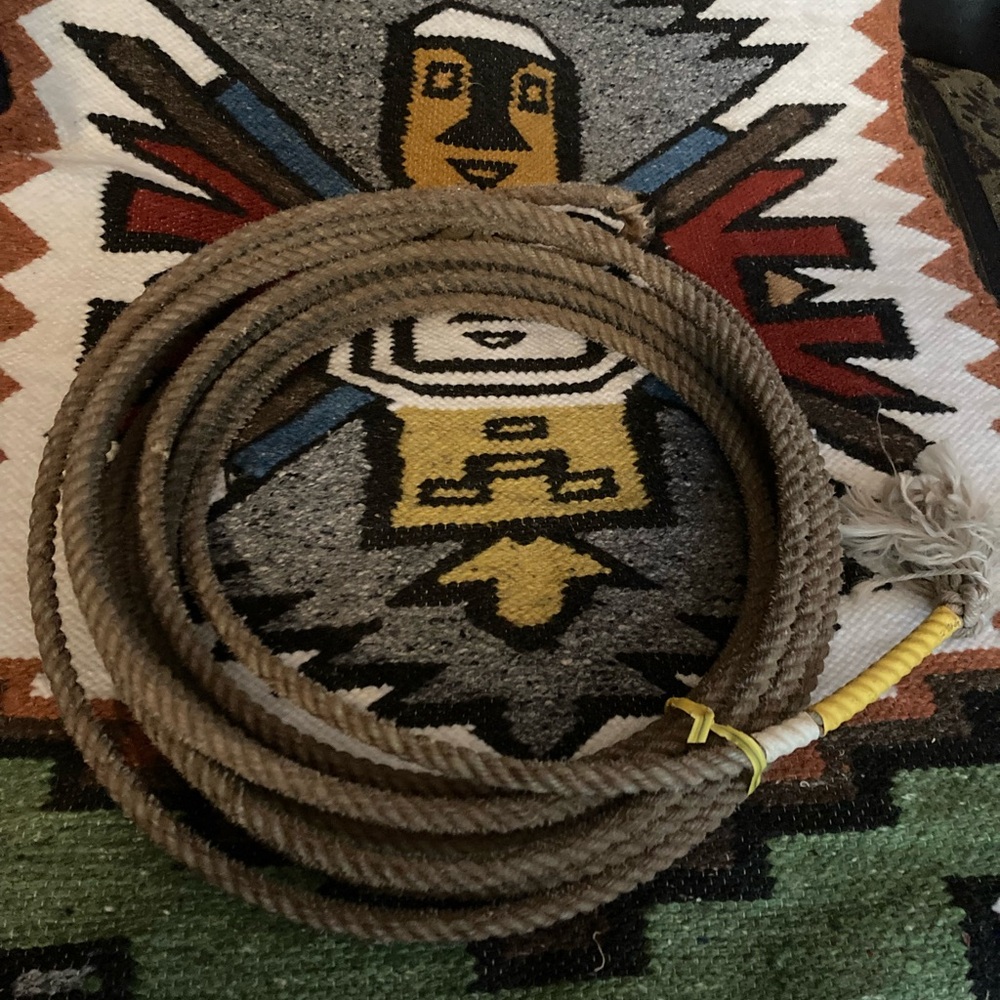 Vintage Brown cactus Silverado  Lasso Rope